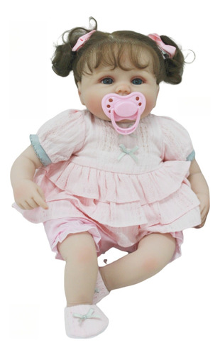 Muñeca Bebe Reborn De 15 Pulgadas Con Pelo, Suave, Tela De R