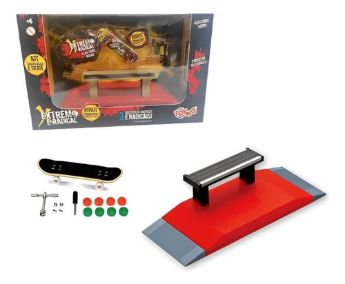 Patín de dedos y pista Street Bench Manobra 050940 - Juguete