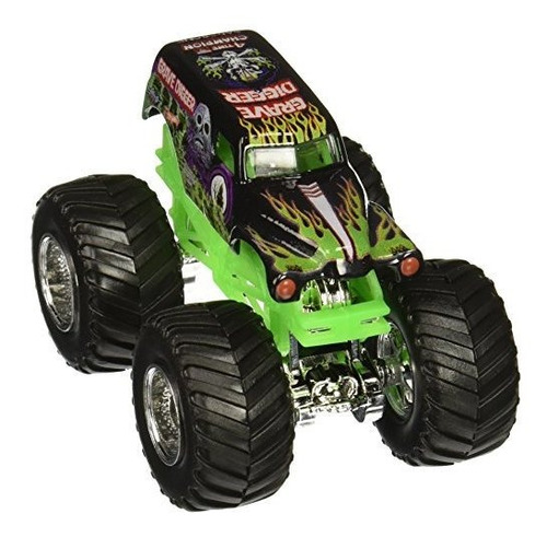 Hot Wheels Monster Jam 164 Scale Grave Digger Con Stunt Ramp