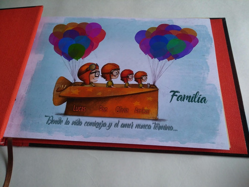 Libro A4 Casamiento Firmas Book Album Aventuras Up 15 Años
