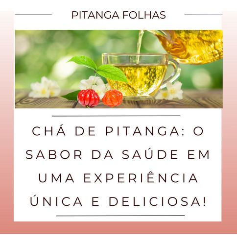 3 Pacotes Das Folhas Pitanga P/ Chá | Autêntica Pitangueira
