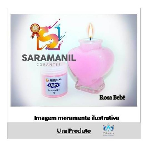 Corante Em Pó Para Vela Rosa Bebê 100 G