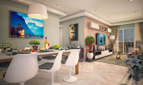 Imagem 14 de 15 de Apartamento, 3 Dorms Com 117.95 M² - Guilhermina - Praia Grande - Ref.: Scp104 - Scp104