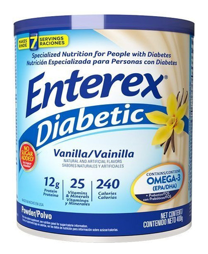 Enterex Diabetic Polvo X 400 Gr