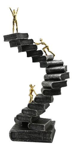 Figura De Ladder Statue Art Thinker Para Estudio Y Habitació