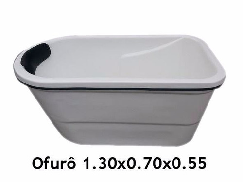 Ofurô Vitoriano De 1.30 X 0.70 X 0.55 Com Hidro E Aquecedor