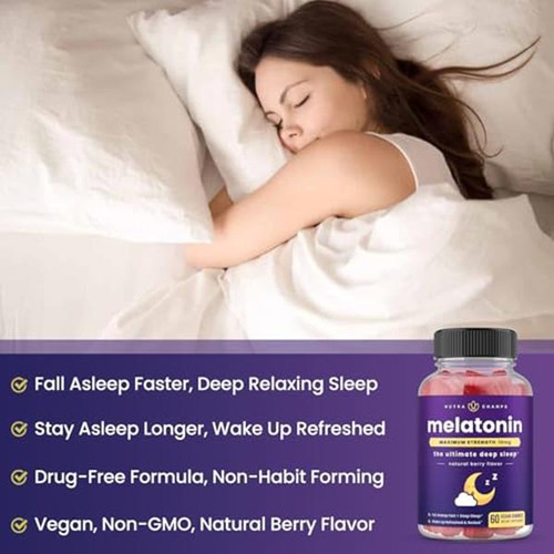 Nutrachamps Gomitas Melatonina 60 Unidades Sabor Fresa