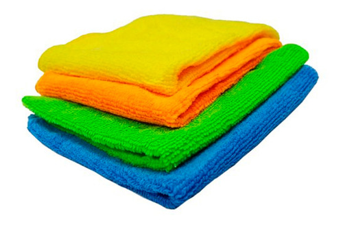 Imagen 1 de 6 de Paños Microfibra 30cm X 30cm 300 Grs X10 Laffitte