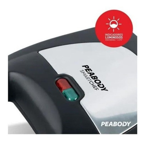 Imagen 4 de 9 de Sandwichera Eléctrica Peabody Pe-s6191 Antiadherente