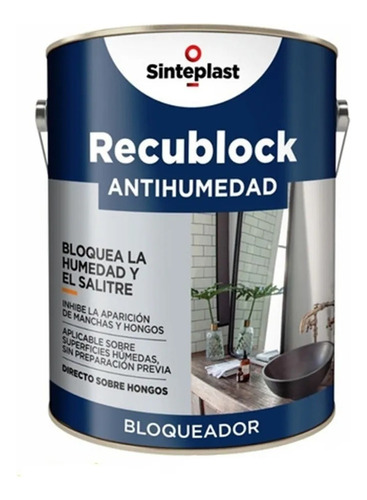 Recublock Antihumedad X 10 Litros Sinteplast - Kromacolor  