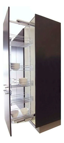 Pull-out Regulable De 5 Canastillas 30 Cm 546.47.214 Hafele Color Gris