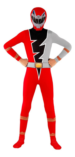 Morphsuits Red Power Rangers Dino Charge Morpher, Disfraz De