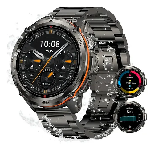 Kospet T3 Ultra Relogio Smartwatch Masculino,1.43"Amoled Relogio Esportivo Inteligente Gps,5atm& Ip69k Chamadas Bluetooth Monitor de frequência