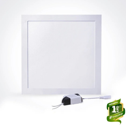 Plafon Painel Led Embutir 25w Branco Frio Quadrado