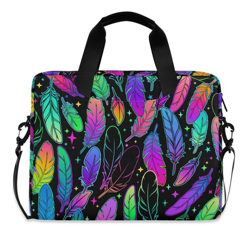 Bird Feather Laptop Case Bag Sleeve Maletin Messenger With