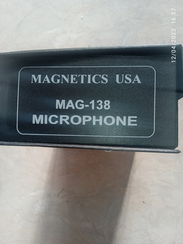 Micrófono Americano Marca Magnetos Usa