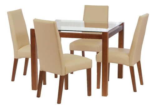 Jgo. De Comedor Barcelona 1000x1000 S/cadiz Pu Beige