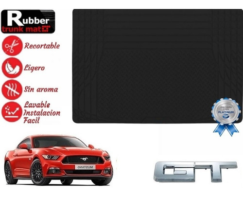 Tapete Cajuela Universal Ligero Ford Mustang Gt V8 2019