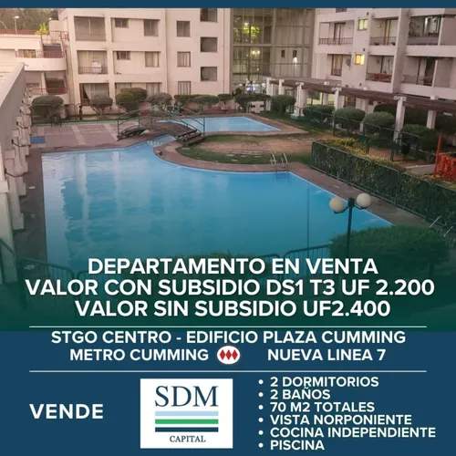 Cómodo Departamento En Arriendo Quilicura