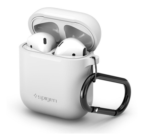 Case Original Spigen Compativel Apple AirPods Silicone Fit 