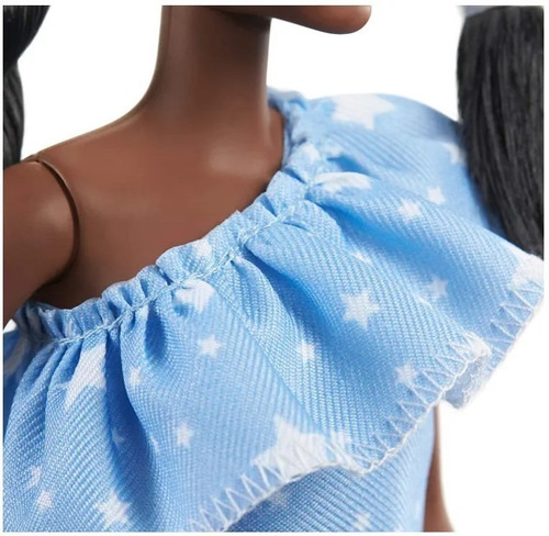 Imagem 3 de 7 de Barbie Fashionista 146 Negra Perna Protética Ms