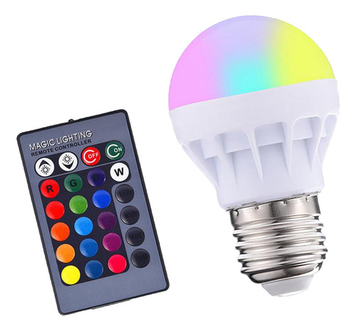 Bombilla De Cambio De Color Rgb Bombillas Led Control Remoto