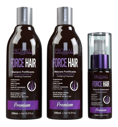 Kit Fortificante Crescimento Acelerado Force Hair Prohall