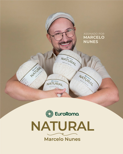 Linha Euroroma Natural Cru Marcelo Nunes Nº4 8/8 1186m 700g
