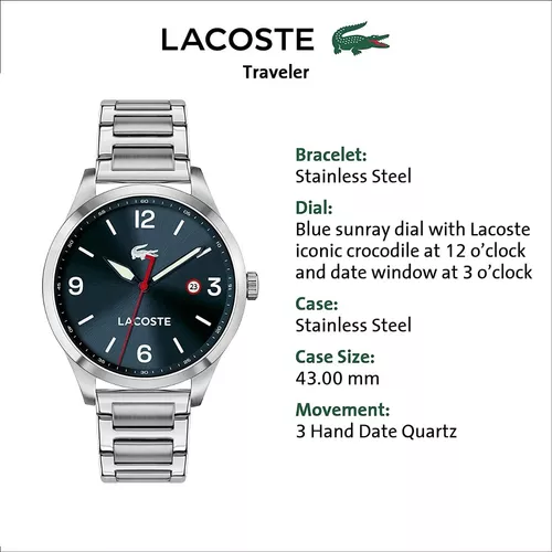 Reloj Hombre Lacoste Original Caballero - $ 3,449
