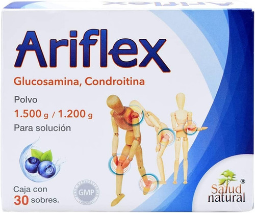 Arifex Glucosamina, Condroitina Polvo C/30sobr Salud Natural