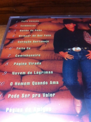 Cd Chitãozinho E Xororó**/pura Emoção