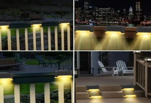 Imagen 2 de 4 de Lampara Solar Led - Luz Cálida (promocion 4 Unidades)