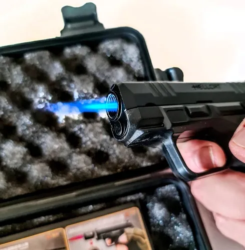 Encendedor Soplete Llama Hibrida A Gas Butano Hellcat Am73