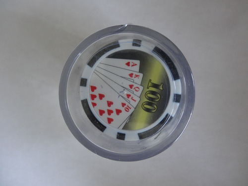 25 Fichas Poker Las Vegas Casino (Usado)