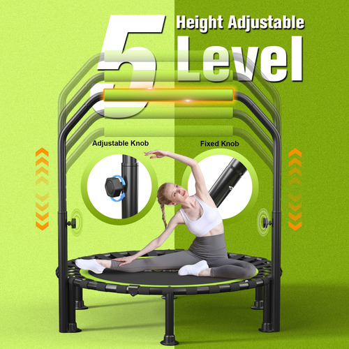 Zcmhaxj Foldable Mini Trampoline 40/48 Rebounder Trampoline