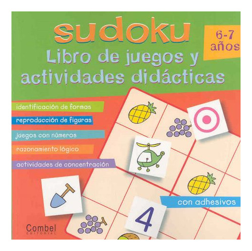 Sudoku 6-7 Años Libro De Juegos Y Actividades Didacticas