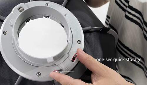 Softbox Octabox Triopo K3-65 Com Colmeia
