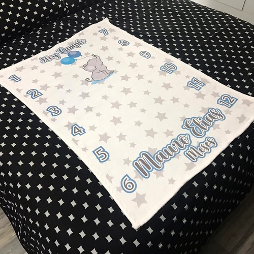 Regalo Para Bebe Baby Shower - Manta Personalizada