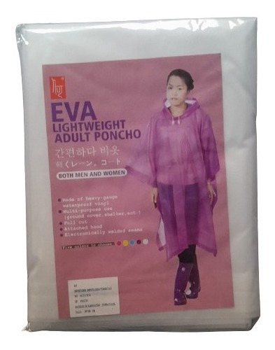 Capa Impermeable Para Lluvia / Poncho.