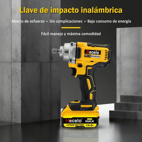 990nm 1/2 De Pistola De Impacto Inalámbrica Llave De Impacto | Envío gratis