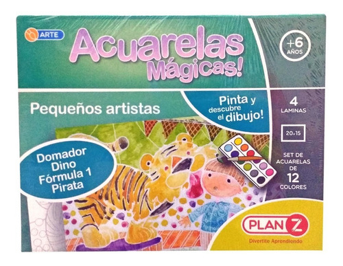 Juego De Acuarelas Magicas Pequeño Artista Plan Z Cuotas