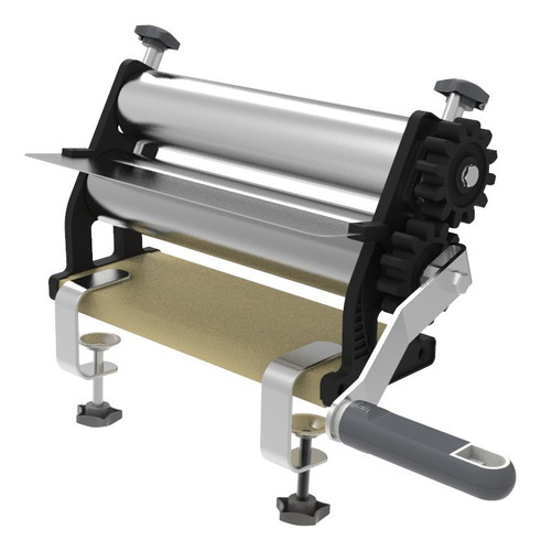 Cilindro Laminador Para Abrir Massas Manual Anodilar 28cm