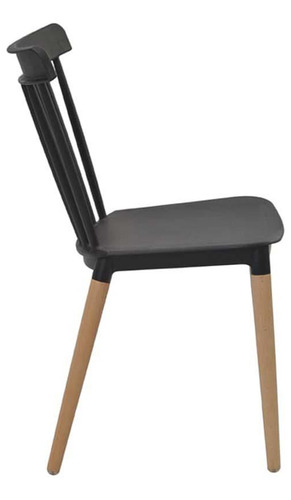 Cadeira De Jantar Janaina Pp Base Madeira Versi Kit 2 Unid