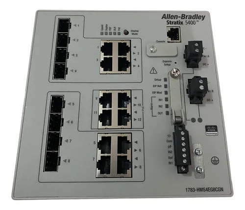 Switch Industrial Rockwell Stratix 5400 1783-hms4eg8cgn Switch Industrial Rockwell Stratix 5400 1783-hms4eg8cgn