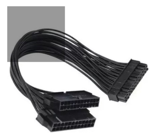 Cable Adaptador Conector Dual 24 Pines Atx