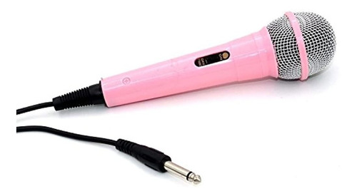 Microfono Para Karaoke Zramo Color Rosado Para Niños Dina