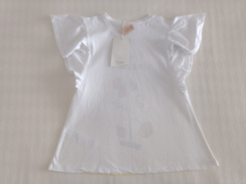 Zara Remera Sin Mangas Bolados Niña Talle 7 Años Importada