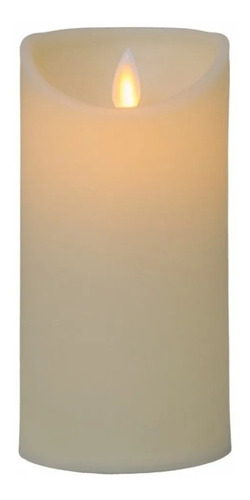 Imagem 2 de 5 de Vela Led Artificial Decorativa Luz Viva 19,5cm Pilha Inclusa