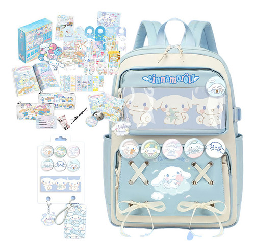 Mochila Escolar Impermeable For Laptop Mujer Cinnamoroll