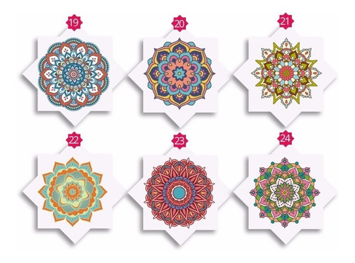 Imagen 5 de 7 de Vinilos Pared Mandalas 1x1metro